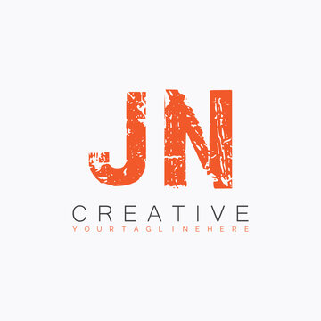 initial monogram logo with letter creative design.
