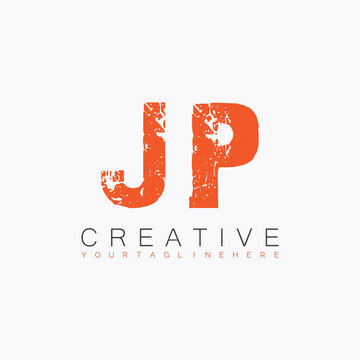 initial monogram logo with letter creative design.
