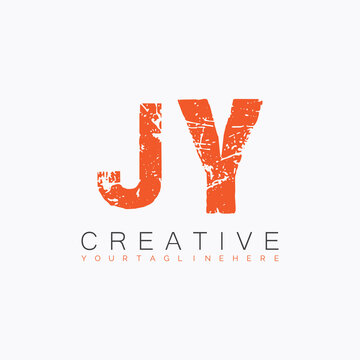 initial monogram logo with letter creative design.
