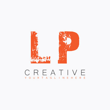 initial monogram logo with letter creative design.
