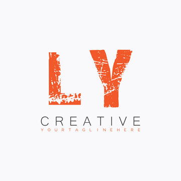 initial monogram logo with letter creative design.

