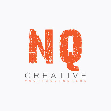 initial monogram logo with letter creative design.
