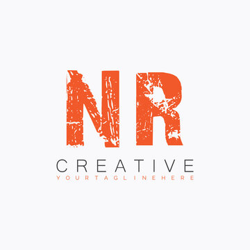 initial monogram logo with letter creative design.
