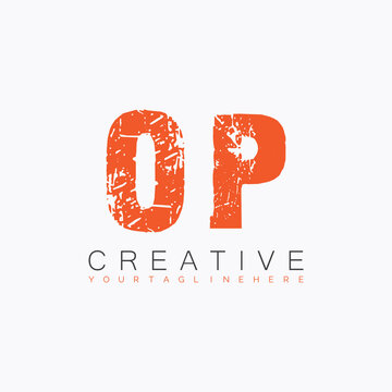 initial monogram logo with letter creative design.

