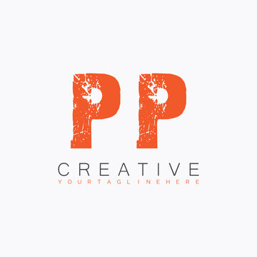 initial monogram logo with letter creative design.
