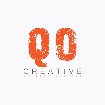 initial monogram logo with letter creative design.

