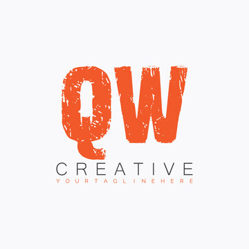 initial monogram logo with letter creative design.
