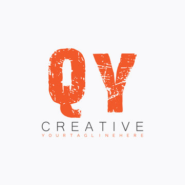 initial monogram logo with letter creative design.
