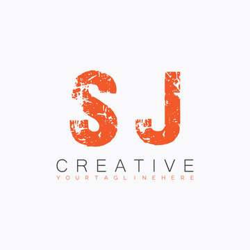 initial monogram logo with letter creative design.
