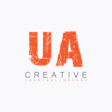 initial monogram logo with letter creative design.
