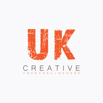 initial monogram logo with letter creative design.
