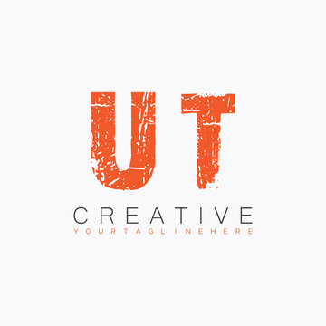 initial monogram logo with letter creative design.

