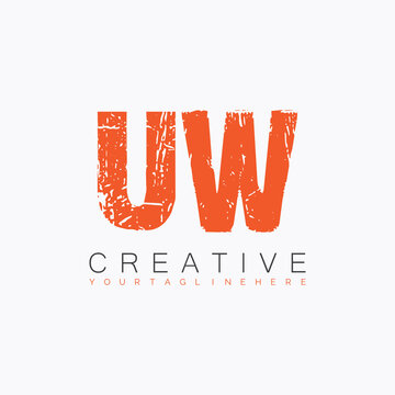 initial monogram logo with letter creative design.
