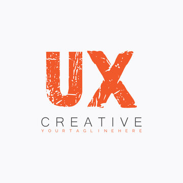 initial monogram logo with letter creative design.
