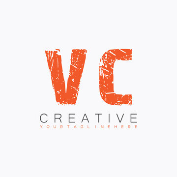 initial monogram logo with letter creative design.
