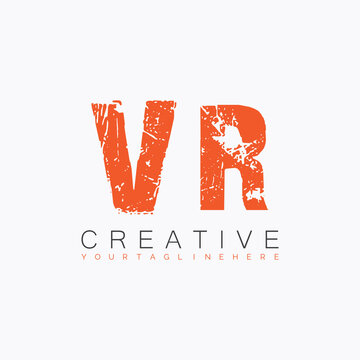 initial monogram logo with letter creative design.
