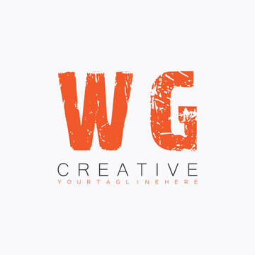 initial monogram logo with letter creative design.
