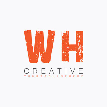 initial monogram logo with letter creative design.

