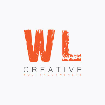 initial monogram logo with letter creative design.
