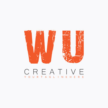 initial monogram logo with letter creative design.
