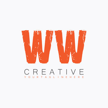 initial monogram logo with letter creative design.
