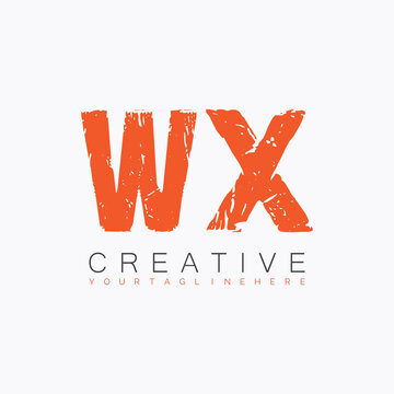 initial monogram logo with letter creative design.

