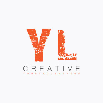 initial monogram logo with letter creative design.

