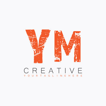 initial monogram logo with letter creative design.
