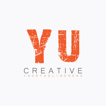 initial monogram logo with letter creative design.
