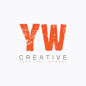 initial monogram logo with letter creative design.
