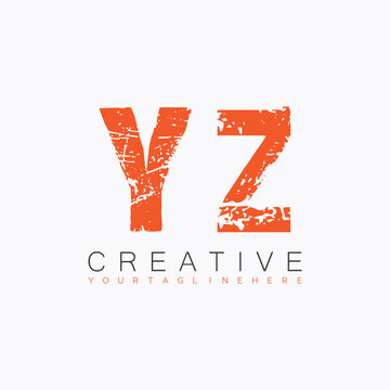initial monogram logo with letter creative design.

