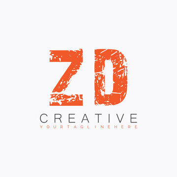 initial monogram logo with letter creative design.
