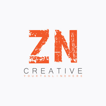 initial monogram logo with letter creative design.
