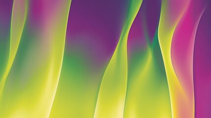 Poster - abstract flowing colorful shapes create a vibrant and smooth background