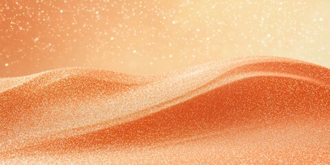 Poster - Sparkle Gold Glitter Landscape 3D Render Background Festive and Glamorous for Celebration Designs