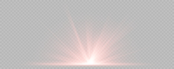 Wall Mural - radiant light burst forms celestial flash of brilliance. white flare glows with shimmering halo on g
