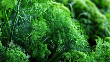 Poster - Background of Fresh Green Dill
