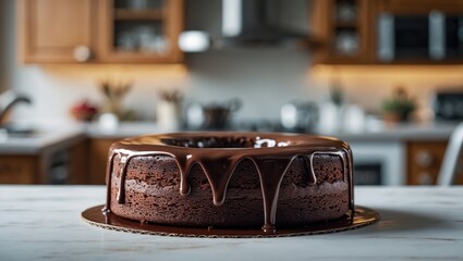 Poster - Chocolate cake food photography