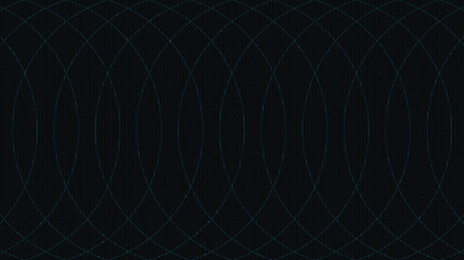 Fototapete - Circle Electronic Speed Lines on Blue Technology Background,comic and Motion concept design,vector.