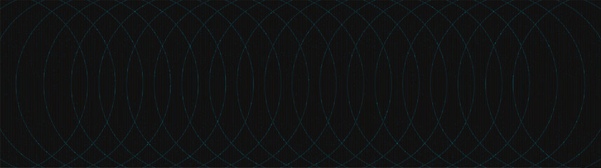 Fototapete - Panorama Circle Line Technology Background,Digital and Connection Concept design,Vector illustration.