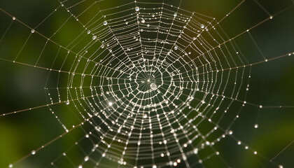 Morning Dew on a Spiderweb (Diamond-String Effect)