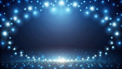Wall Mural - abstract festive background with glimmering lights and sparkling dust