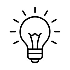 Poster - Light bulb icon vector illustration representing idea innovation and solution