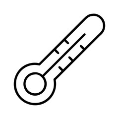 Poster - Find a simple thermometer graphic for medical and weather temperature checks icon