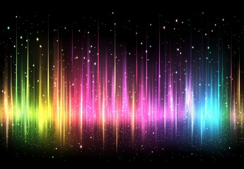 Wall Mural - a multicolored abstract background with a vintage retro appearance and a creatively defocused design