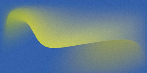 Fototapete - Abstract gradient with yellow wave on a blue color background