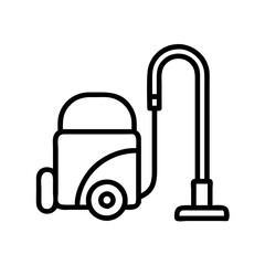 Poster - Vacuum cleaner icon cleaning appliance for home and office cleaning equipment tool