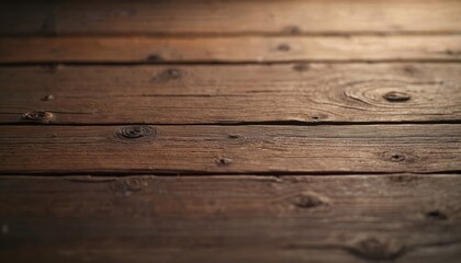Poster - Close-up of wooden planks texture background with natural wood grain. Brown, dark colors. Rustic wooden surface, aged floor, weathered panels. Can be used as design elements.