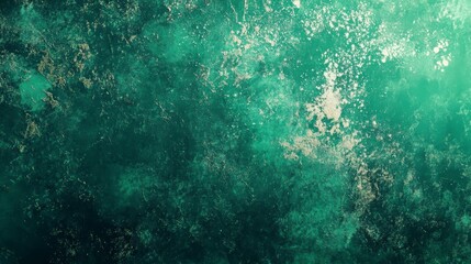 Poster - Abstract teal and gold textured background.
