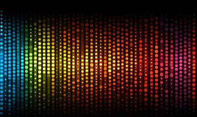Poster - Abstract background with a pixel mosaic. The pattern of the pixels is made up of small squares, which form an elegant gradient from light to dark shades of color. 